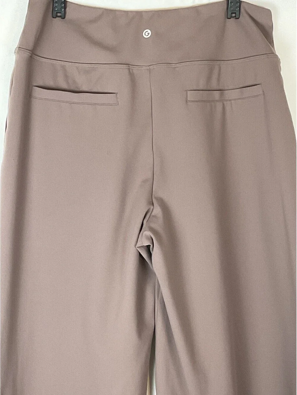 G4Free Brown Yoga Pants for Women Wide Leg Pants with Pockets  Size Large